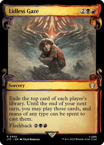 Image for Lidless Gaze (Showcase Scrolls) (466) [Commander: The Lord of the Rings: Tales of Middle-earth]