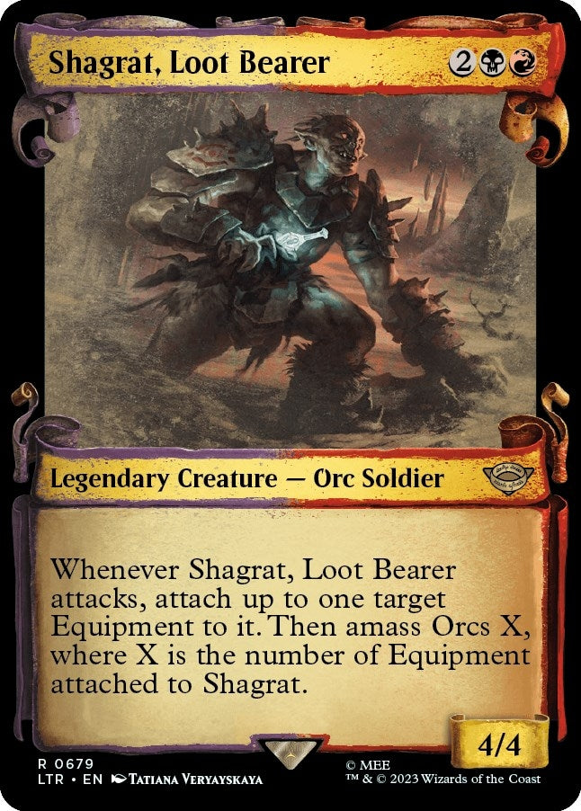 Image for Shagrat, Loot Bearer (Showcase Scrolls) (679) [Universes Beyond: The Lord of the Rings: Tales of Middle-earth]