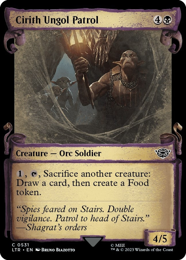 Image for Cirith Ungol Patrol (Showcase Scrolls) (531) [Universes Beyond: The Lord of the Rings: Tales of Middle-earth]