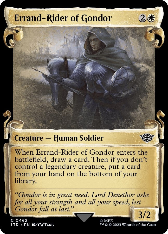 Image for Errand-Rider of Gondor (Showcase Scrolls) (462) [Universes Beyond: The Lord of the Rings: Tales of Middle-earth]