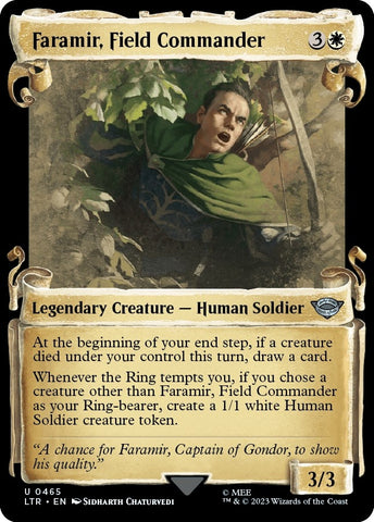 Image for Faramir, Field Commander (Showcase Scrolls) (465) [Universes Beyond: The Lord of the Rings: Tales of Middle-earth]
