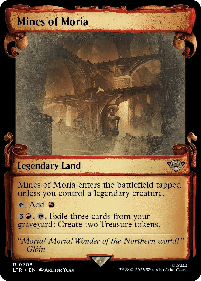 Image for Mines of Moria (Showcase Scrolls) (708) [Universes Beyond: The Lord of the Rings: Tales of Middle-earth]