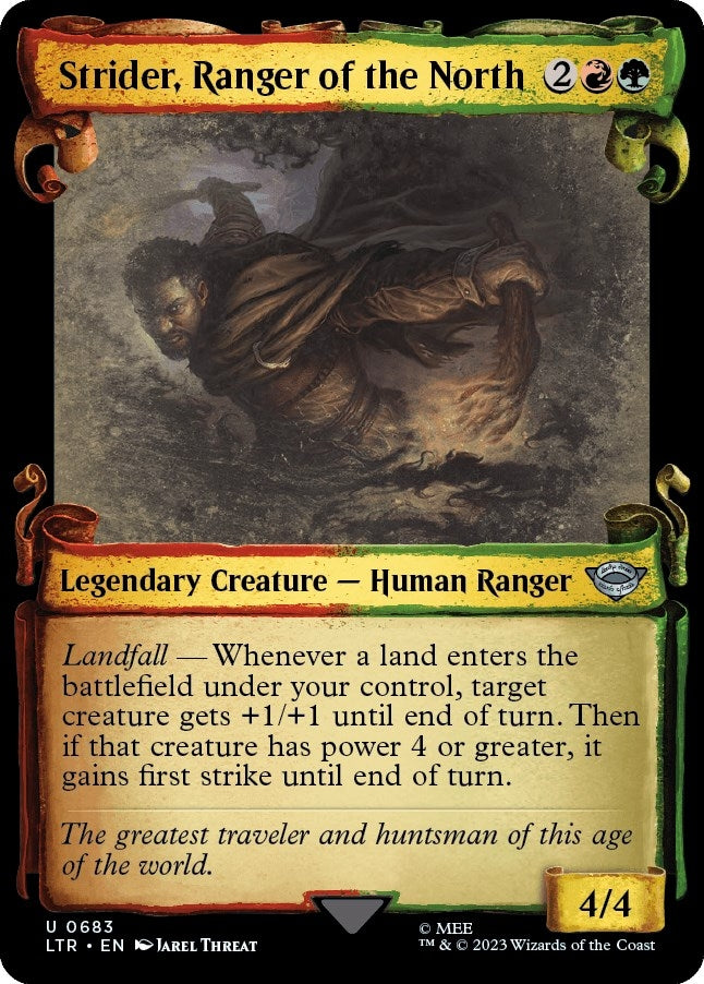 Image for Strider, Ranger of the North (Showcase Scrolls) (683) [Universes Beyond: The Lord of the Rings: Tales of Middle-earth]