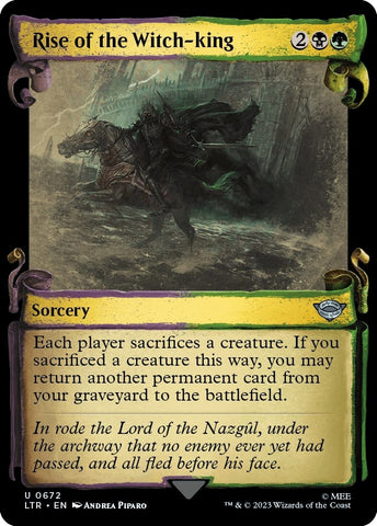 Image for Rise of the Witch-king (Showcase Scrolls) (672) [Universes Beyond: The Lord of the Rings: Tales of Middle-earth]