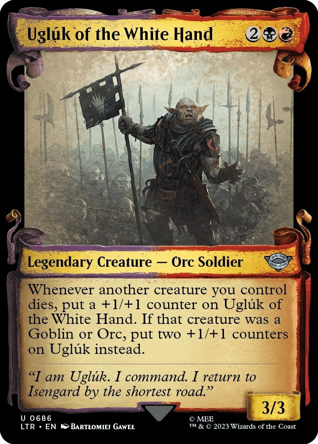 Image for Ugluk of the White Hand (Showcase Scrolls) (686) [Universes Beyond: The Lord of the Rings: Tales of Middle-earth]