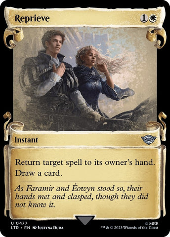 Image for Reprieve (Showcase Scrolls) (477) [Universes Beyond: The Lord of the Rings: Tales of Middle-earth]