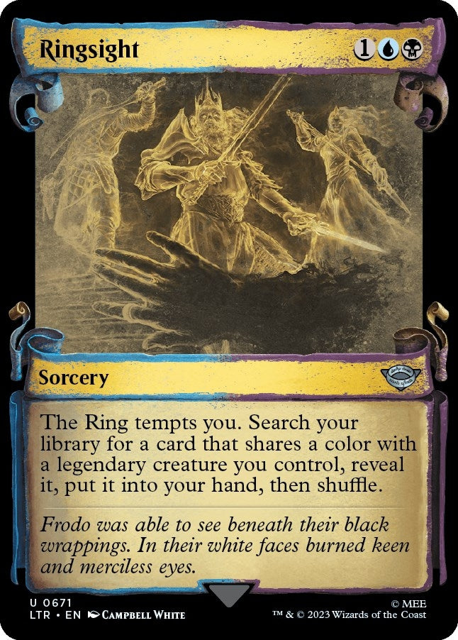 Image for Ringsight (Showcase Scrolls) (671) [Universes Beyond: The Lord of the Rings: Tales of Middle-earth]