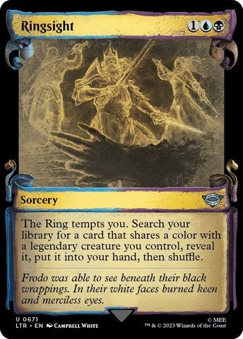 Image for Ringsight (Showcase Scrolls) (671) [Universes Beyond: The Lord of the Rings: Tales of Middle-earth]
