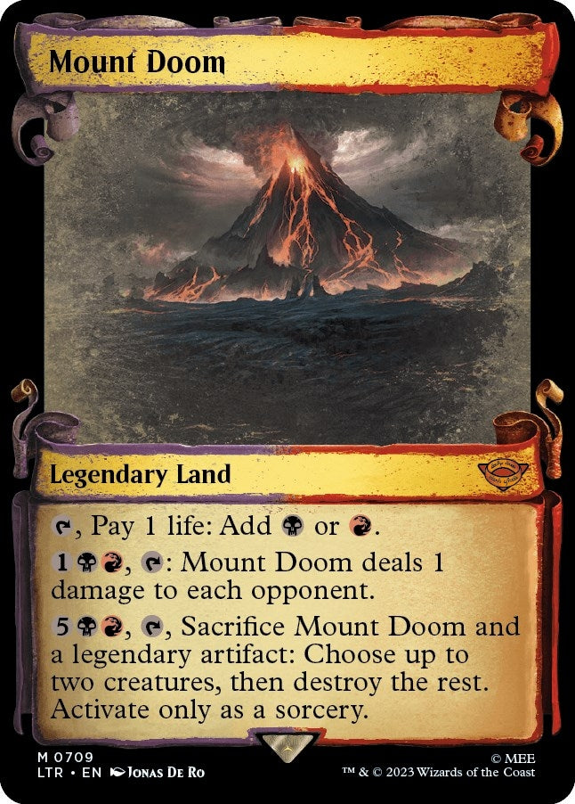 Image for Mount Doom (Showcase Scrolls) (709) [Universes Beyond: The Lord of the Rings: Tales of Middle-earth]