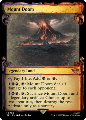 Image for Mount Doom (Showcase Scrolls) (709) [Universes Beyond: The Lord of the Rings: Tales of Middle-earth]