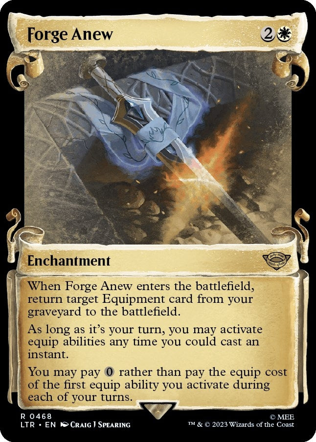 Image for Forge Anew (Showcase Scrolls) (468) [Universes Beyond: The Lord of the Rings: Tales of Middle-earth]
