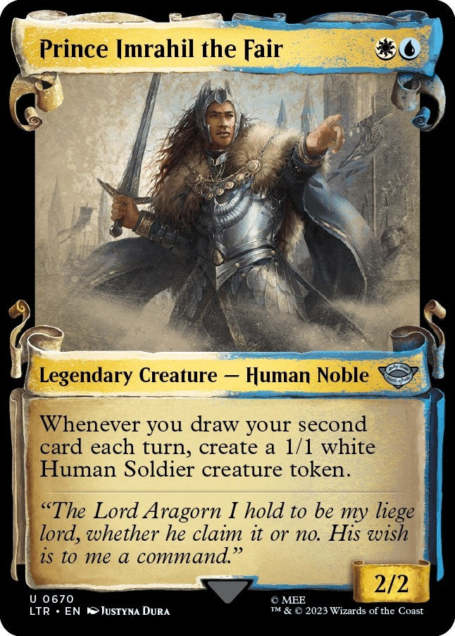 Image for Prince Imrahil the Fair (Showcase Scrolls) (670) [Universes Beyond: The Lord of the Rings: Tales of Middle-earth]