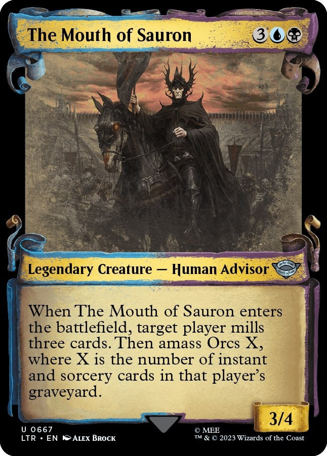 Image for The Mouth of Sauron (Showcase Scrolls) (667) [Universes Beyond: The Lord of the Rings: Tales of Middle-earth]