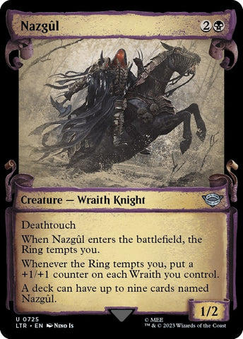 Image for Nazgul (0725) (Showcase Scrolls) (725) [Universes Beyond: The Lord of the Rings: Tales of Middle-earth]