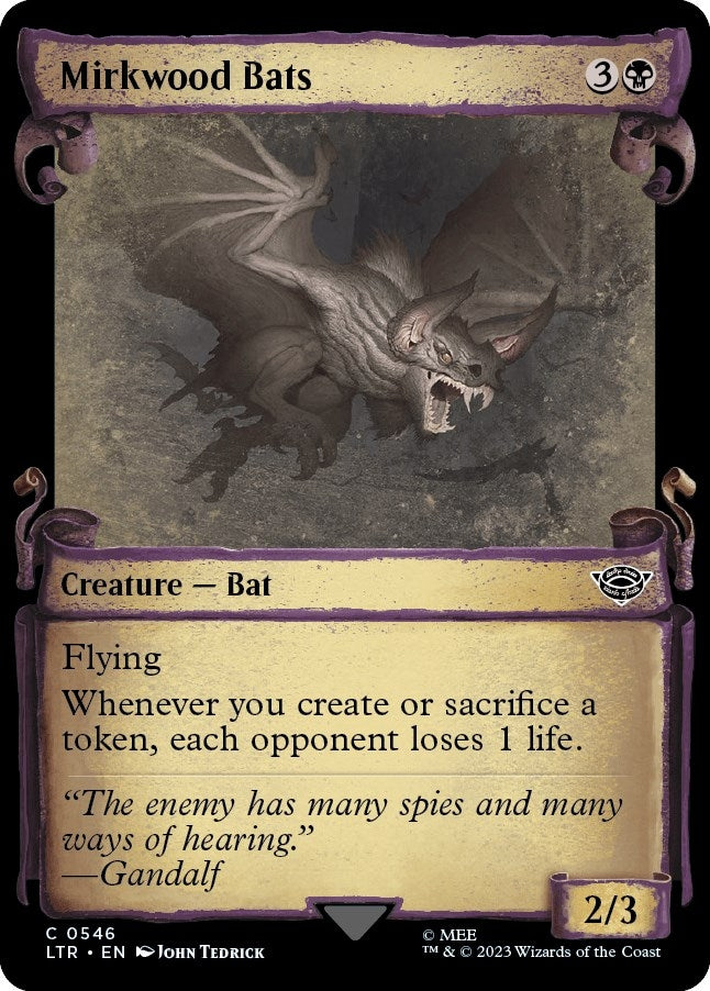 Image for Mirkwood Bats (Showcase Scrolls) (546) [Universes Beyond: The Lord of the Rings: Tales of Middle-earth]