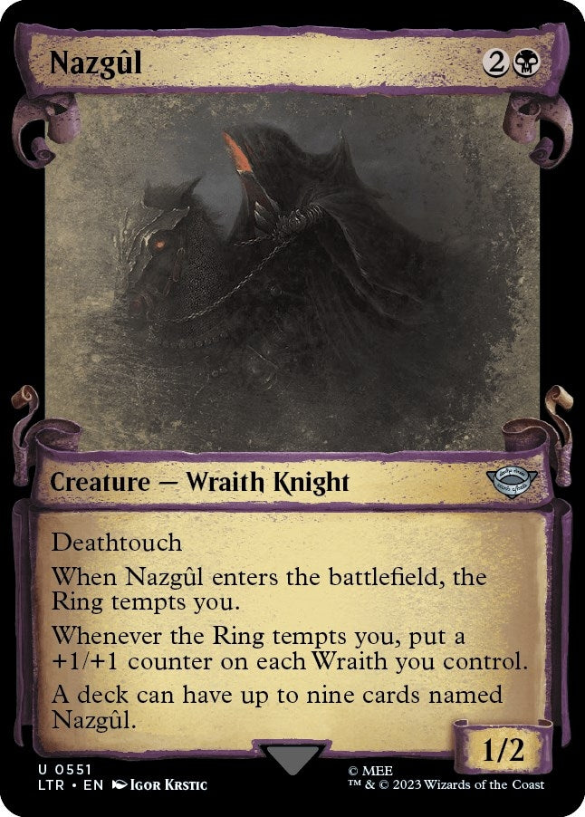 Image for Nazgul (0551) (Showcase Scrolls) (551) [Universes Beyond: The Lord of the Rings: Tales of Middle-earth]