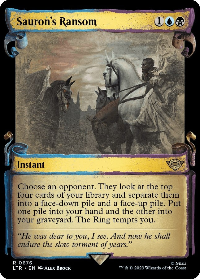 Image for Sauron's Ransom (Showcase Scrolls) (676) [Universes Beyond: The Lord of the Rings: Tales of Middle-earth]