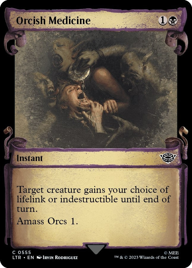 Image for Orcish Medicine (Showcase Scrolls) (555) [Universes Beyond: The Lord of the Rings: Tales of Middle-earth]