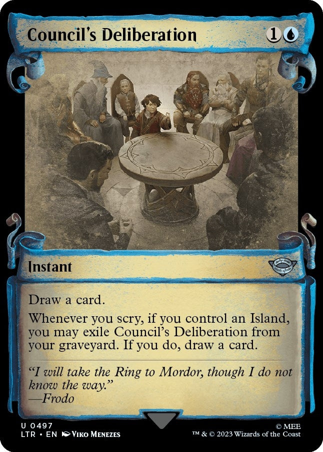 Image for Council's Deliberation (Showcase Scrolls) (497) [Universes Beyond: The Lord of the Rings: Tales of Middle-earth]