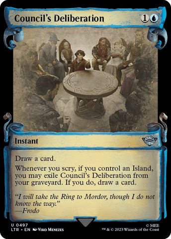 Image for Council's Deliberation (Showcase Scrolls) (497) [Universes Beyond: The Lord of the Rings: Tales of Middle-earth]