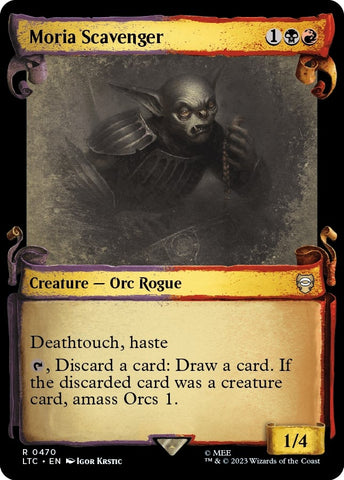 Image for Moria Scavenger (Showcase Scrolls) (470) [Commander: The Lord of the Rings: Tales of Middle-earth]