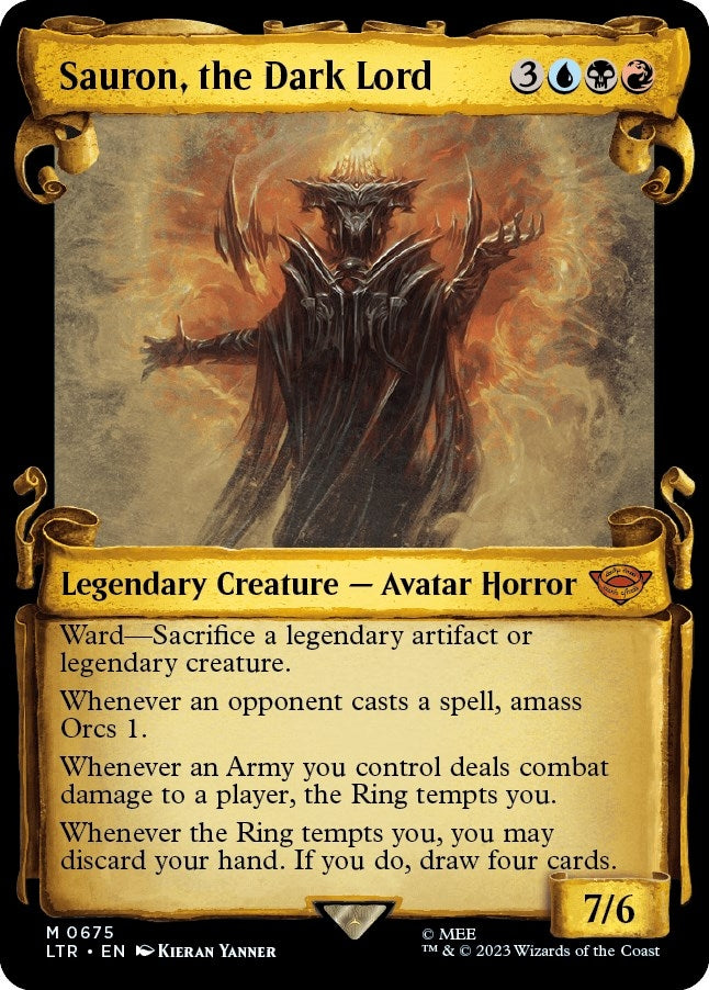 Image for Sauron, the Dark Lord (Showcase Scrolls) (675) [Universes Beyond: The Lord of the Rings: Tales of Middle-earth]