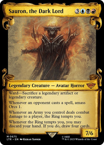 Image for Sauron, the Dark Lord (Showcase Scrolls) (675) [Universes Beyond: The Lord of the Rings: Tales of Middle-earth]