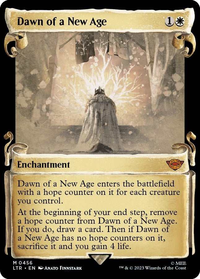 Image for Dawn of a New Age (Showcase Scrolls) (456) [Universes Beyond: The Lord of the Rings: Tales of Middle-earth]