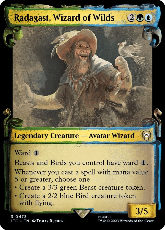 Image for Radagast, Wizard of Wilds (Showcase Scrolls) (473) [Commander: The Lord of the Rings: Tales of Middle-earth]