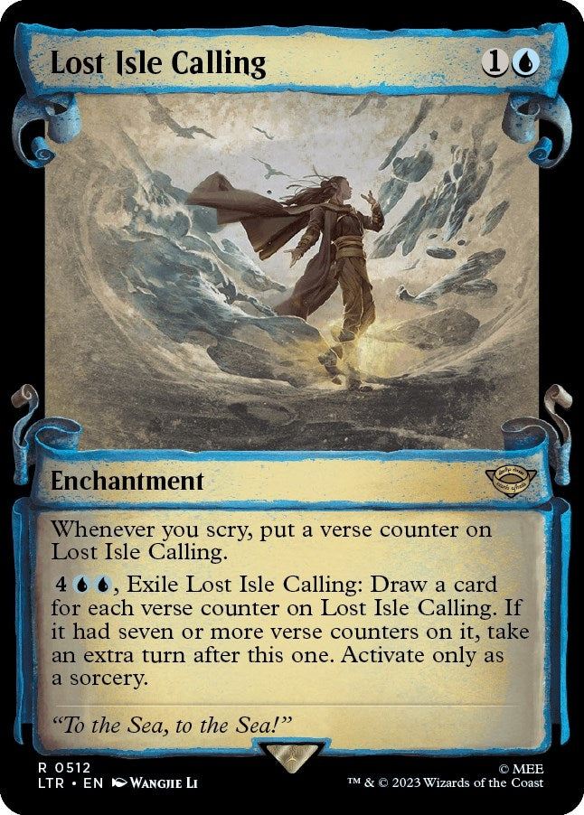 Image for Lost Isle Calling (Showcase Scrolls) (512) [Universes Beyond: The Lord of the Rings: Tales of Middle-earth]