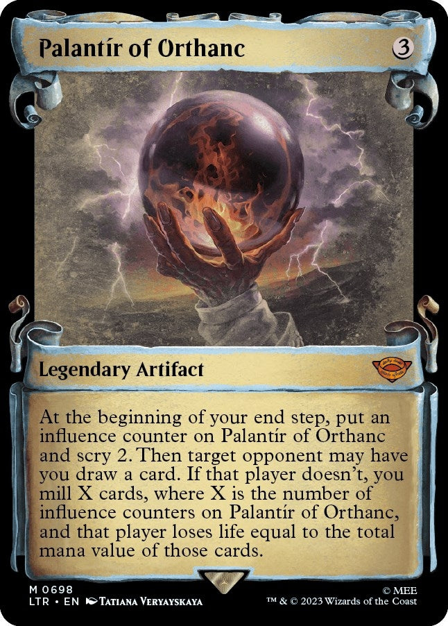 Image for Palantir of Orthanc (Showcase Scrolls) (698) [Universes Beyond: The Lord of the Rings: Tales of Middle-earth]