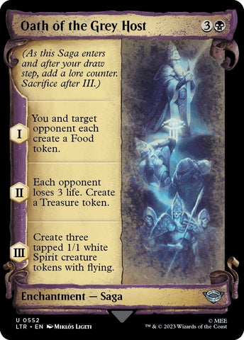 Image for Oath of the Grey Host (Showcase Scrolls) (552) [Universes Beyond: The Lord of the Rings: Tales of Middle-earth]