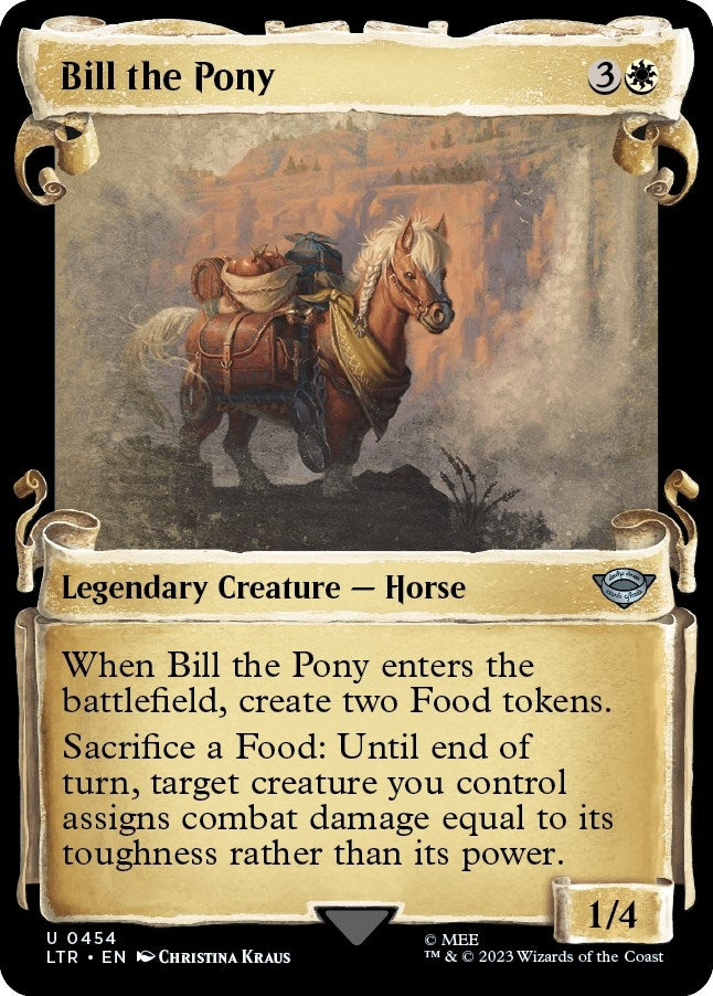 Image for Bill the Pony (Showcase Scrolls) (454) [Universes Beyond: The Lord of the Rings: Tales of Middle-earth]