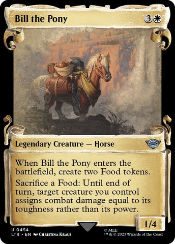 Image for Bill the Pony (Showcase Scrolls) (454) [Universes Beyond: The Lord of the Rings: Tales of Middle-earth]