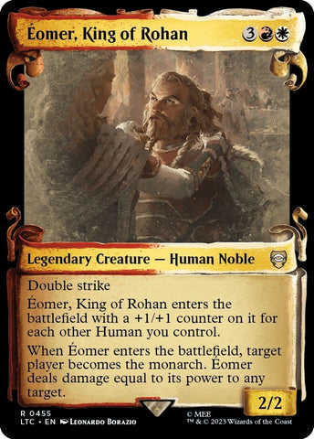 Image for Eomer, King of Rohan (Showcase Scrolls) (455) [Commander: The Lord of the Rings: Tales of Middle-earth]