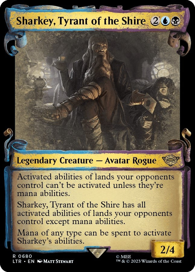 Image for Sharkey, Tyrant of the Shire (Showcase Scrolls) (680) [Universes Beyond: The Lord of the Rings: Tales of Middle-earth]