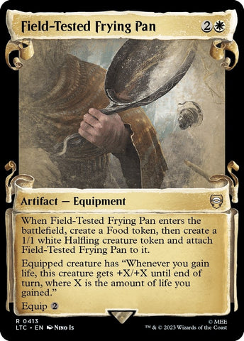 Image for Field-Tested Frying Pan (Showcase Scrolls) (413) [Commander: The Lord of the Rings: Tales of Middle-earth]
