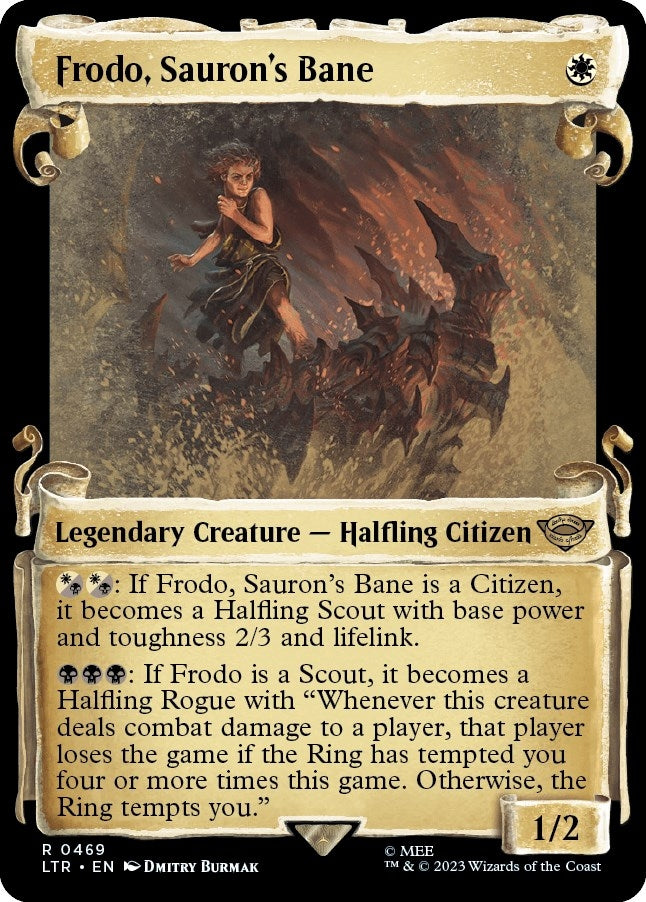Image for Frodo, Sauron's Bane (Showcase Scrolls) (469) [Universes Beyond: The Lord of the Rings: Tales of Middle-earth]
