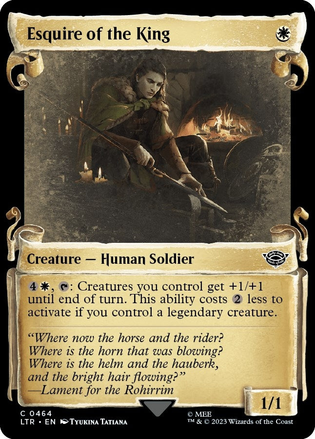 Image for Esquire of the King (Showcase Scrolls) (464) [Universes Beyond: The Lord of the Rings: Tales of Middle-earth]