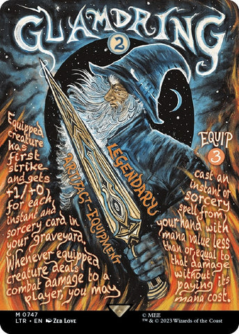 Image for Glamdring (Borderless Poster) (747) [Universes Beyond: The Lord of the Rings: Tales of Middle-earth]