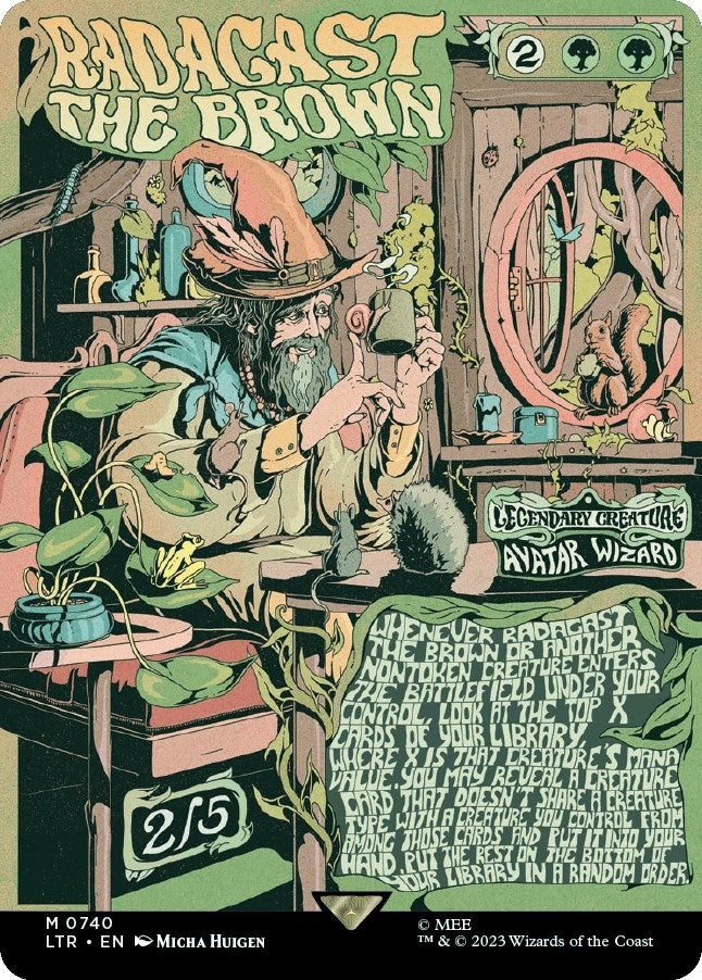 Image for Radagast the Brown (Borderless Poster) (740) [Universes Beyond: The Lord of the Rings: Tales of Middle-earth]