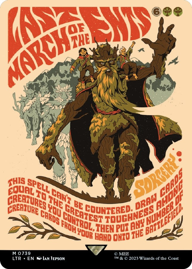 Image for Last March of the Ents (Borderless Poster) (739) [Universes Beyond: The Lord of the Rings: Tales of Middle-earth]