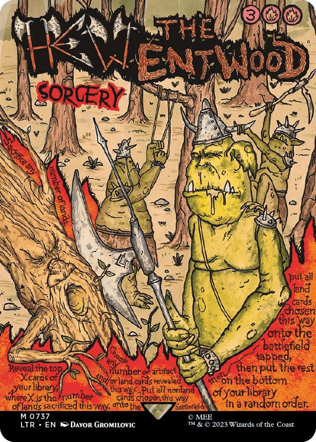 Image for Hew the Entwood (Borderless Poster) (737) [Universes Beyond: The Lord of the Rings: Tales of Middle-earth]