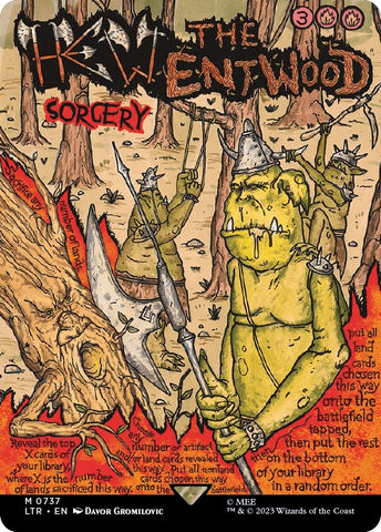 Image for Hew the Entwood (Borderless Poster) (737) [Universes Beyond: The Lord of the Rings: Tales of Middle-earth]