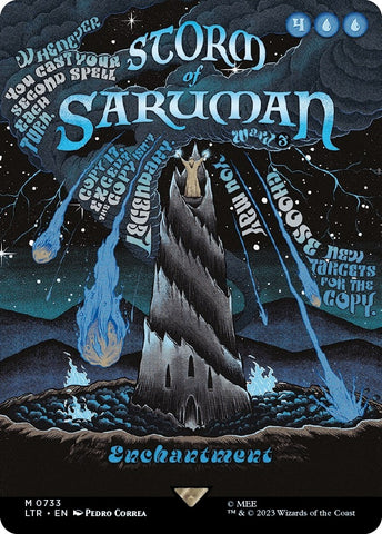 Image for Storm of Saruman (Borderless Poster) (733) [Universes Beyond: The Lord of the Rings: Tales of Middle-earth]