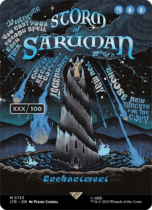Image for Storm of Saruman (Borderless Poster) (Serial Numbered) (733) [Universes Beyond: The Lord of the Rings: Tales of Middle-earth]