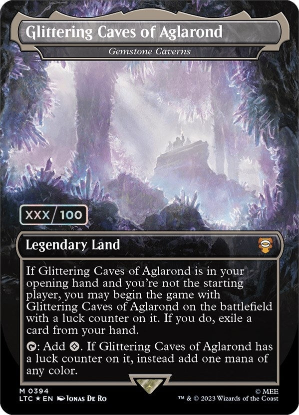 Image for Glittering Caves of Aglarond - Gemstone Caverns (Serial Numbered) (394) [Commander: The Lord of the Rings: Tales of Middle-earth]