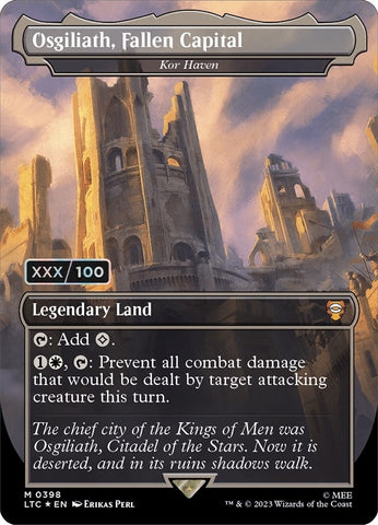 Image for Osgiliath, Fallen Capital - Kor Haven (Serial Numbered) (398) [Commander: The Lord of the Rings: Tales of Middle-earth]