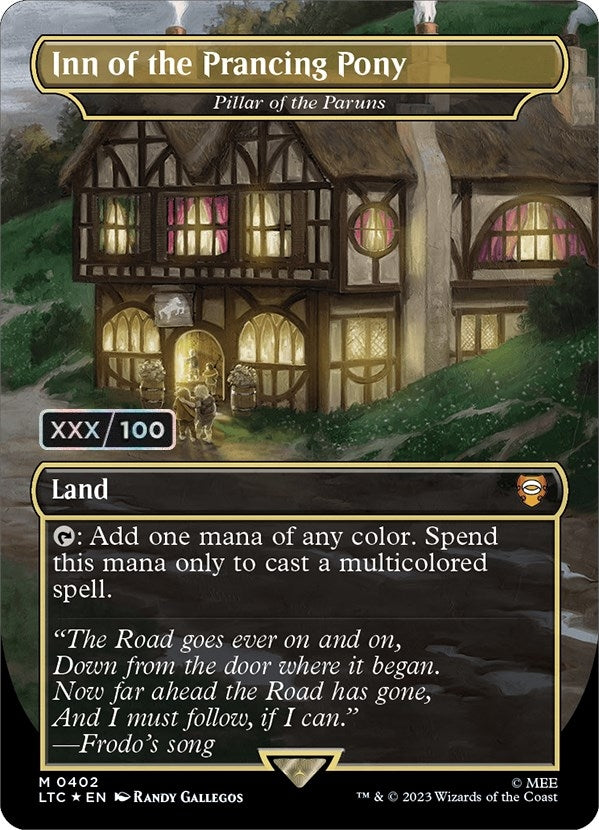 Image for Inn of the Prancing Pony - Pillar of the Paruns (Serial Numbered) (402) [Commander: The Lord of the Rings: Tales of Middle-earth]