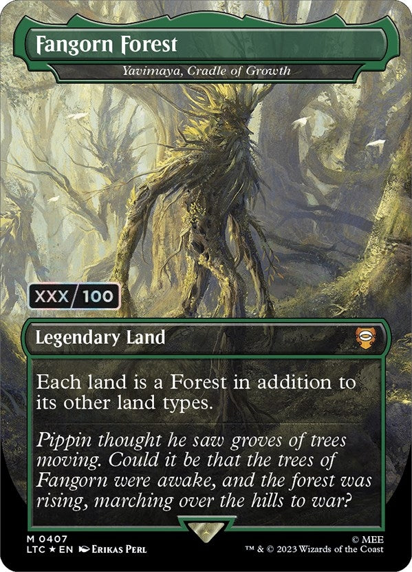 Image for Fangorn Forest - Yavimaya, Cradle of Growth (Serial Numbered) (407) [Commander: The Lord of the Rings: Tales of Middle-earth]